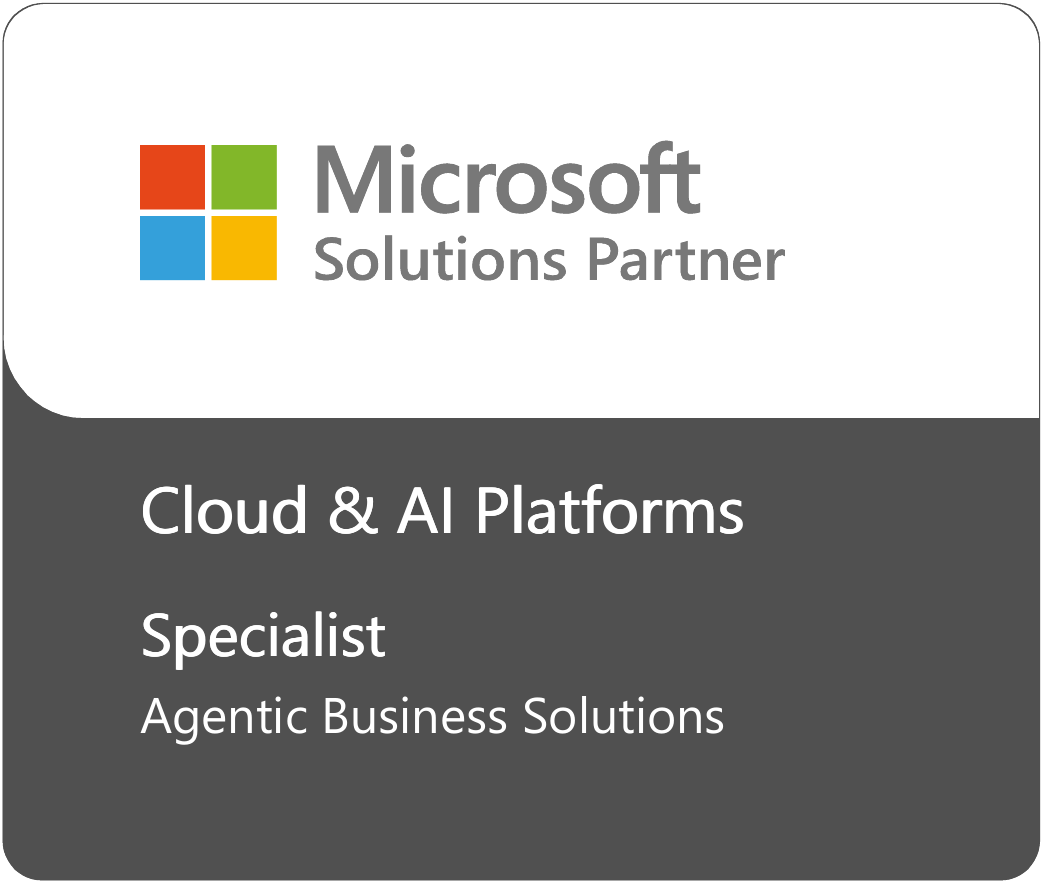 Microsoft Solutions Partner — Cloud & AI Platforms · Specialist Agentic Business Solutions